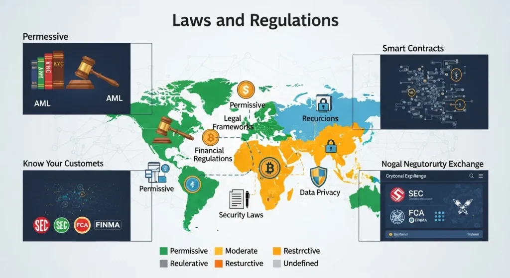 Leis e Regulamentações sobre Blockchain e Criptomoedas